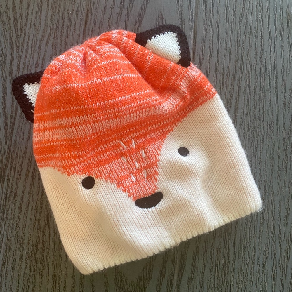 NWOT Toddler Fox Hat 18mo-3yrs